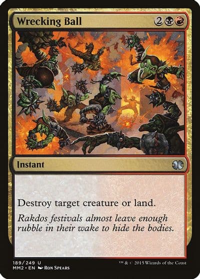 Wrecking Ball Modern Masters 2015 Magic card
