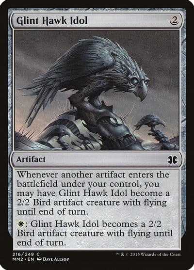 Glint Hawk Idol Modern Masters 2015 Magic card