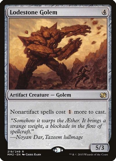 Lodestone Golem Modern Masters 2015 Magic card