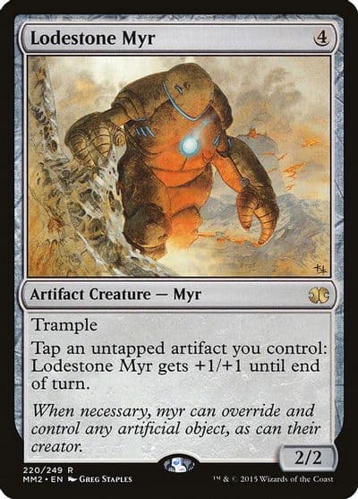 Lodestone Myr Modern Masters 2015 Magic card