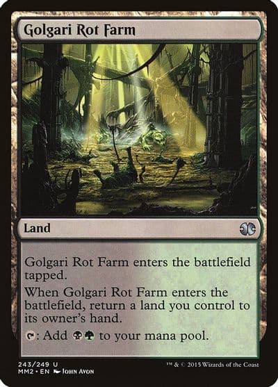Golgari Rot Farm Modern Masters 2015 Magic card