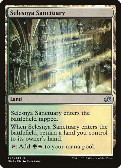 Selesnya Sanctuary Modern Masters 2015 Magic card