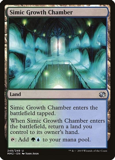 Simic Growth Chamber Modern Masters 2015 Magic card
