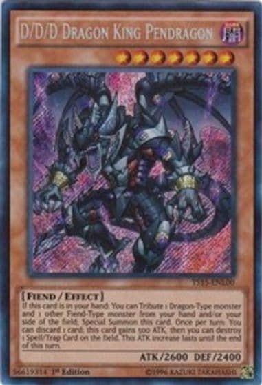 D D D Dragon King Pendragon Starter Deck: Dark Legion Yu-Gi-Oh! card