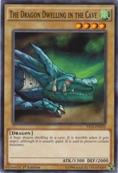 The Dragon Dwelling in the Cave Starter Deck: Dark Legion Yu-Gi-Oh! card