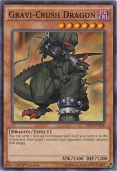 Gravi Crush Dragon Starter Deck: Dark Legion Yu-Gi-Oh! card