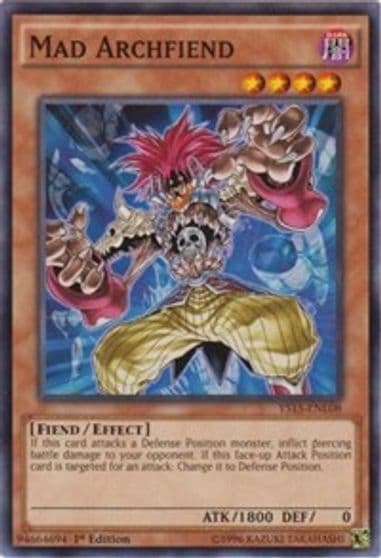 Mad Archfiend Starter Deck: Dark Legion Yu-Gi-Oh! card