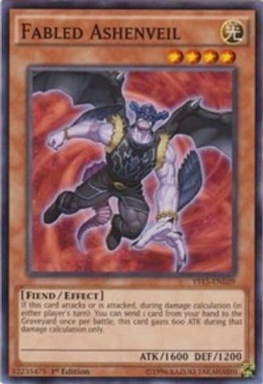 Fabled Ashenveil Starter Deck: Dark Legion Yu-Gi-Oh! card