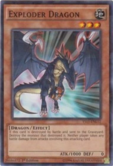 Exploder Dragon Shatterfoil Starter Deck: Dark Legion Yu-Gi-Oh! card