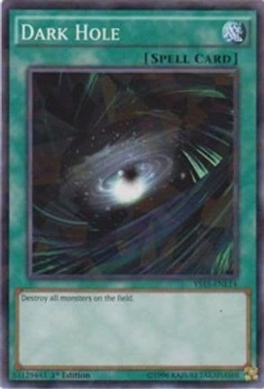 Dark Hole Shatterfoil Starter Deck: Dark Legion Yu-Gi-Oh! card