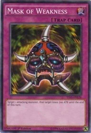 Mask of Weakness Starter Deck: Dark Legion Yu-Gi-Oh! card