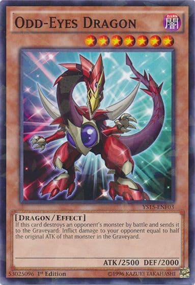 Odd Eyes Dragon Shatterfoil Starter Deck: Saber Force Yu-Gi-Oh! card