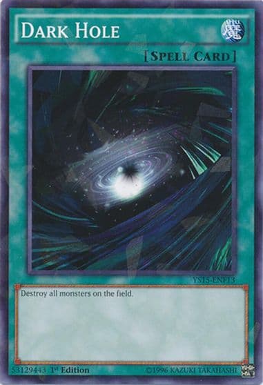 Dark Hole Shatterfoil Starter Deck: Saber Force Yu-Gi-Oh! card