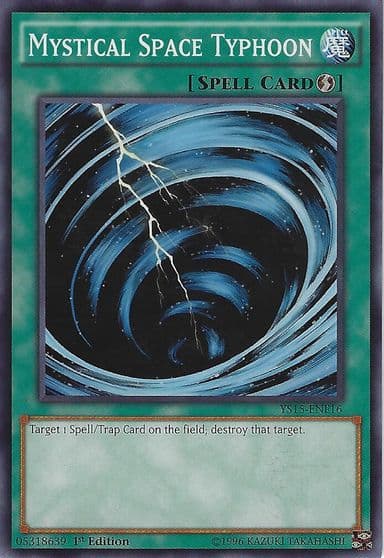 Mystical Space Typhoon Starter Deck: Saber Force Yu-Gi-Oh! card