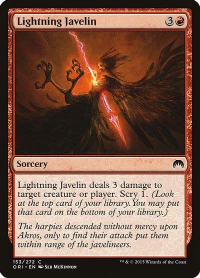 Lightning Javelin Magic Origins Magic card