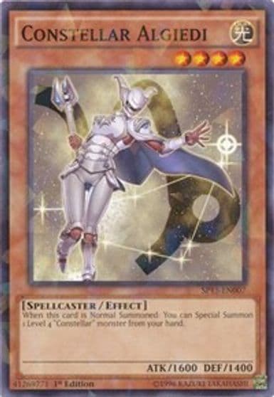 Constellar Algiedi Shatterfoil Star Pack ARC-V Yu-Gi-Oh! card