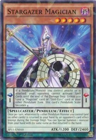 Stargazer Magician Shatterfoil Star Pack ARC-V Yu-Gi-Oh! card