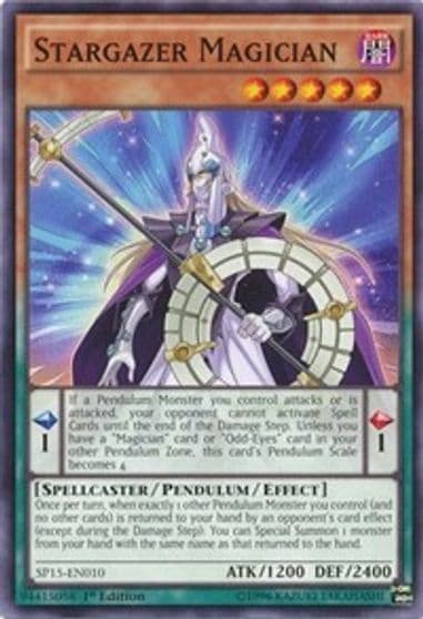 Stargazer Magician Common Star Pack ARC-V Yu-Gi-Oh! card