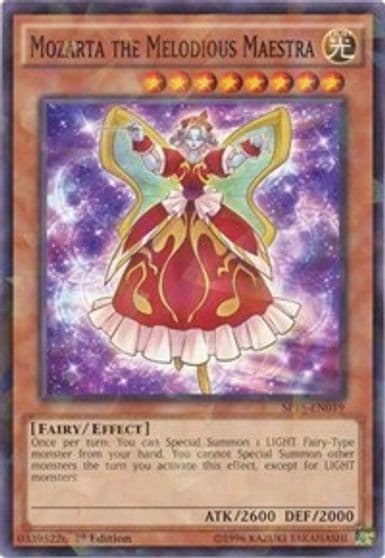 Mozarta the Melodious Maestra Shatterfoil Star Pack ARC-V Yu-Gi-Oh! card