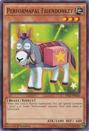 Performapal Friendonkey Star Pack ARC-V Yu-Gi-Oh! card