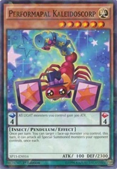 Performapal Kaleidoscorp Shatterfoil Star Pack ARC-V Yu-Gi-Oh! card