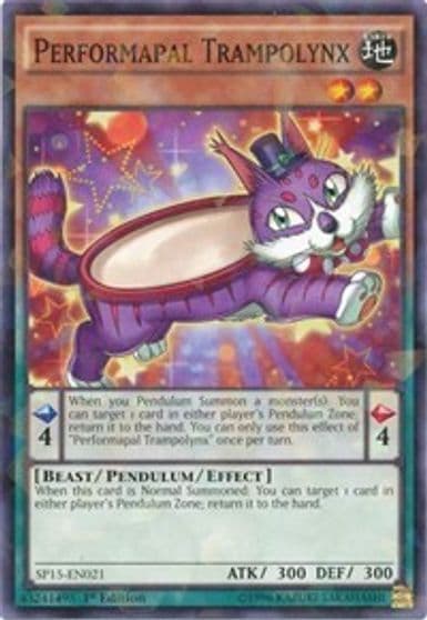 Performapal Trampolynx Shatterfoil Star Pack ARC-V Yu-Gi-Oh! card