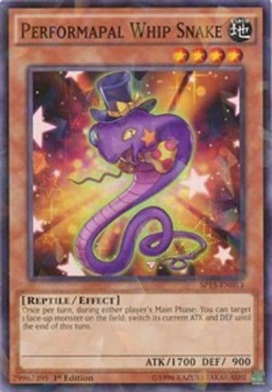 Performapal Whip Snake Shatterfoil Star Pack ARC-V Yu-Gi-Oh! card