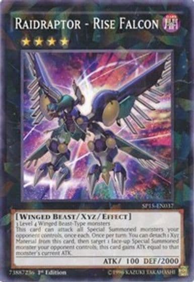 Raidraptor Rise Falcon Shatterfoil Star Pack ARC-V Yu-Gi-Oh! card