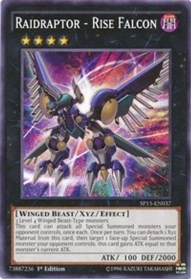 Raidraptor Rise Falcon Common Star Pack ARC-V Yu-Gi-Oh! card