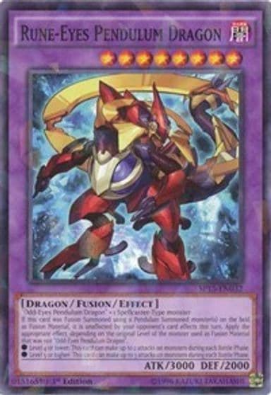 Rune Eyes Pendulum Dragon Shatterfoil Star Pack ARC-V Yu-Gi-Oh! card