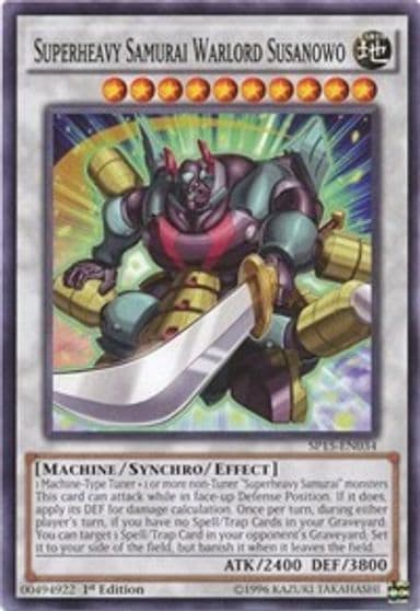 Superheavy Samurai Warlord Susanowo Star Pack ARC-V Yu-Gi-Oh! card