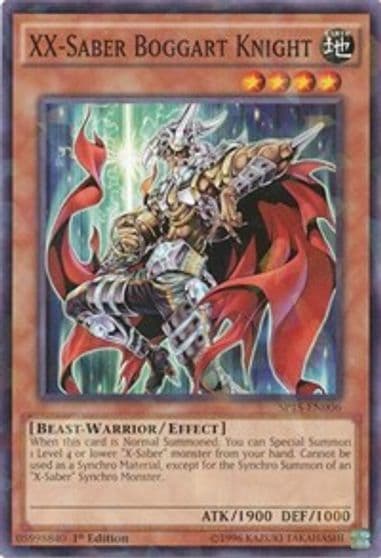 XX Saber Boggart Knight Shatterfoil Star Pack ARC-V Yu-Gi-Oh! card