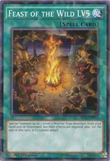 Feast of the Wild LV5 Shatterfoil Star Pack ARC-V Yu-Gi-Oh! card