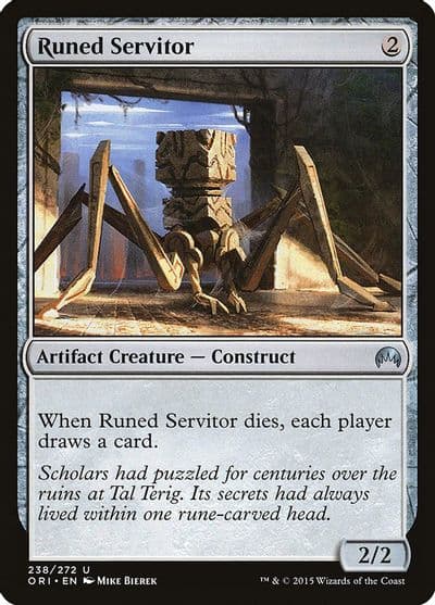 Runed Servitor Magic Origins Magic card