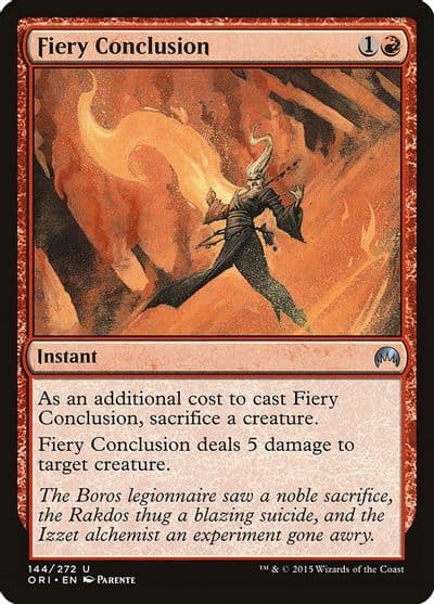 Fiery Conclusion Magic Origins Magic card