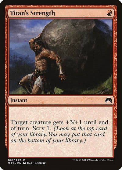 Titans Strength Magic Origins Magic card