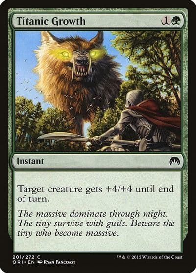 Titanic Growth Magic Origins Magic card
