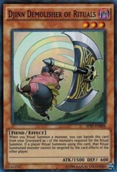 Djinn Demolisher of Rituals Astral Pack 7 Yu-Gi-Oh! card