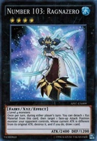 Number 103 Ragnazero Astral Pack 7 Yu-Gi-Oh! card