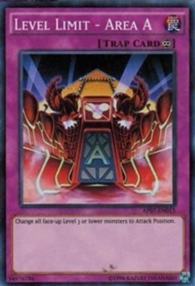 Level Limit Area A Astral Pack 7 Yu-Gi-Oh! card