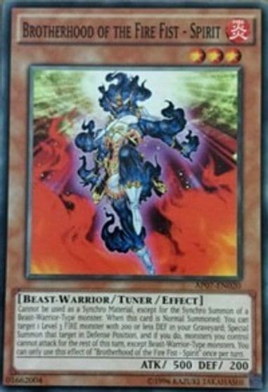 Brotherhood of the Fire Fist Spirit Astral Pack 7 Yu-Gi-Oh! card