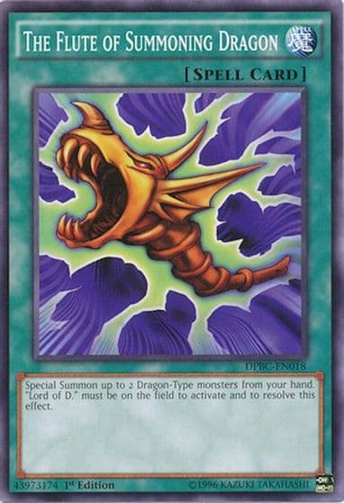 The Flute of Summoning Dragon Duelist Pack: Battle City Yu-Gi-Oh! card