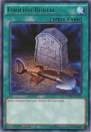 Foolish Burial Duelist Pack: Battle City Yu-Gi-Oh! card