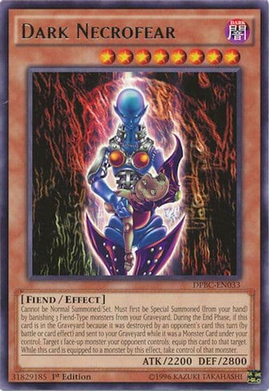 Dark Necrofear Duelist Pack: Battle City Yu-Gi-Oh! card