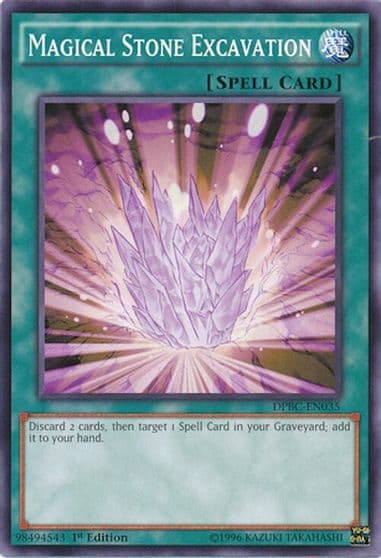 Magical Stone Excavation Duelist Pack: Battle City Yu-Gi-Oh! card