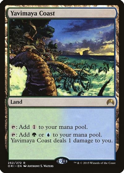 Yavimaya Coast Magic Origins Magic card
