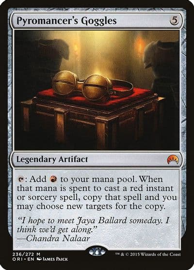 Pyromancers Goggles Magic Origins Magic card