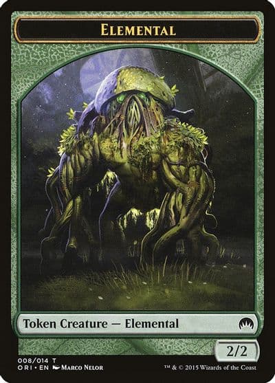 Elemental Token Magic Origins Magic card