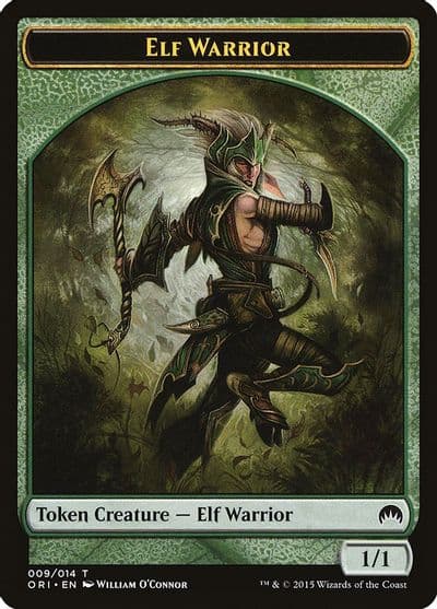 Elf Warrior Token Magic Origins Magic card