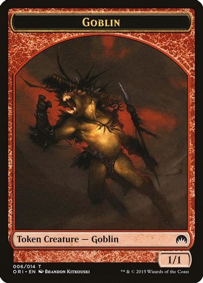 Goblin Token Magic Origins Magic card